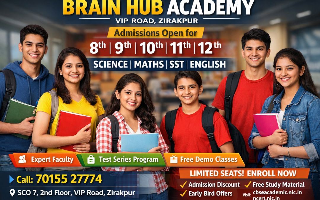 🎓 Admissions Open 2026–27 | Brain Hub Academy Zirakpur